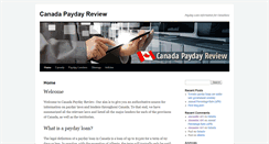 Desktop Screenshot of canadapaydayreview.com