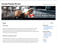 Tablet Screenshot of canadapaydayreview.com